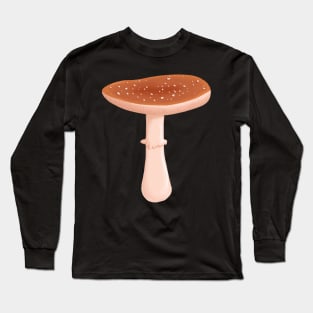 Flat Toadstool Mushroom Long Sleeve T-Shirt